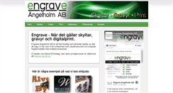 Desktop Screenshot of engrave.se