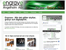 Tablet Screenshot of engrave.se